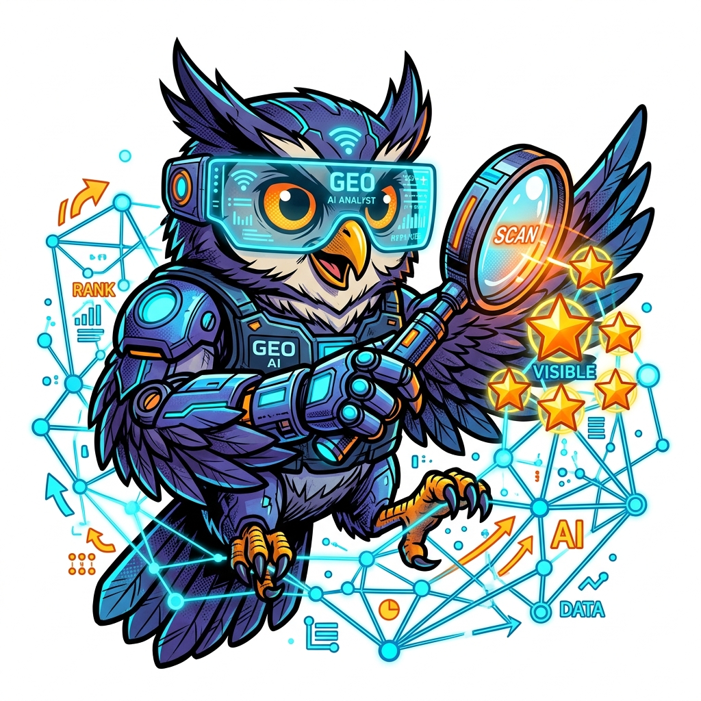 GEO-bot Mascot